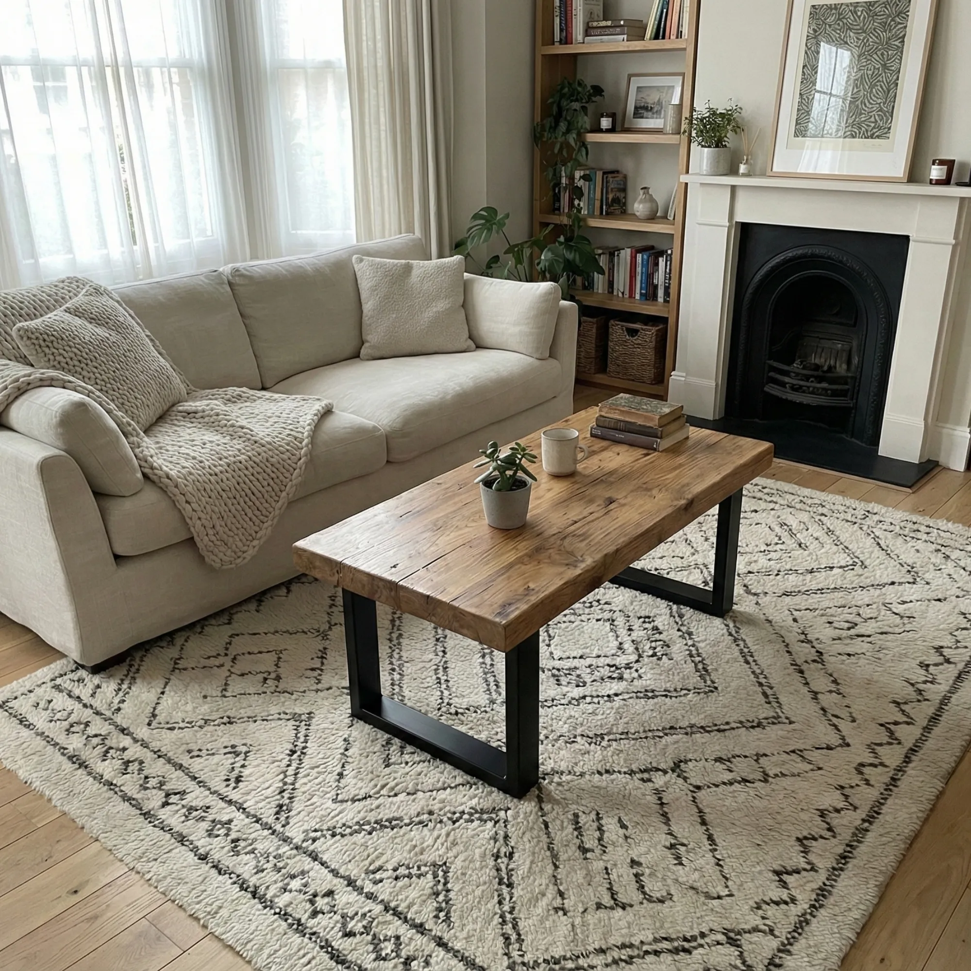 Modern Solid Wood Coffee Table - view 7
